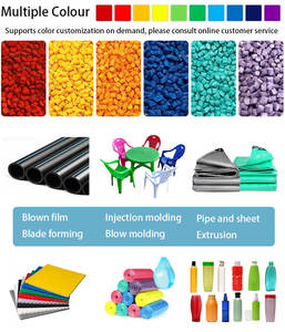 PP PE ABS PLA 필수 식품 생분해성 펠렛 플라스틱 원료 과립 맞춤형 색상 안료 마스터 배치 - Product Image 6