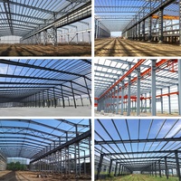 Bâtiment en acier préfabriqué Canada / Entrepôt industriel en acier Amérique du Sud / Atelier en acier préfabriqué Chili