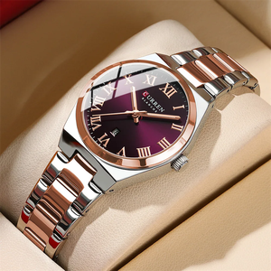 CURREN <span class=keywords><strong>nuovi</strong></span> <span class=keywords><strong>orologi</strong></span> da <span class=keywords><strong>donna</strong></span> alla moda Casual da <span class=keywords><strong>donna</strong></span> in acciaio inossidabile <span class=keywords><strong>orologi</strong></span> da polso al quarzo vita impermeabile regalo fidanzata - Product Image 2