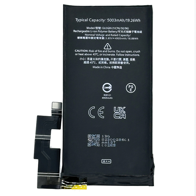 For Google Pixel 6 Pro Phone Large Capacity 5003mah 3.85V Li-polymer Battery Double IC Protection Stock Available-OEM/ODM