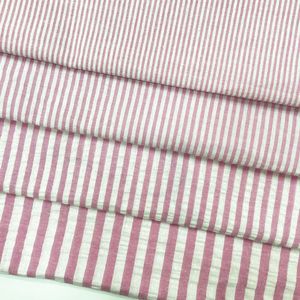 Tissu Seersucker Rayé Léger 100% Coton Personnalisable pour Femmes, Garçons <span class=keywords><strong>et</strong></span> Filles - Respirant <span class=keywords><strong>et</strong></span> Infroissable - Product Image 2