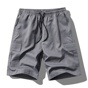 Pantalones Cortos Deportivos para Hombre, Talla Grande, de Poliéster Negro, Modernos, Urbanos y Transpirables para el Día a Día, <span class=keywords><strong>Precio</strong></span> de Fábrica - Product Image 3