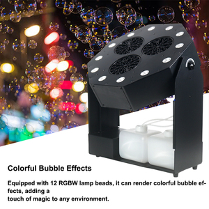 Greslite 120 Вт светодиодный супер пузырьковый аппарат 3000/s высокопроизводительная железная противотуманная машина с дистанционным управлением DMX512 для сценического использования - Product Image 2