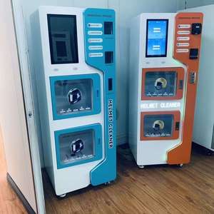 Thương mại xe đạp Mũ bảo hiểm làm sạch & sấy khô máy bán hàng tự động xách tay tự động chất lỏng Dispenser Đài Loan OEM SDK hỗ trợ - Product Image 1