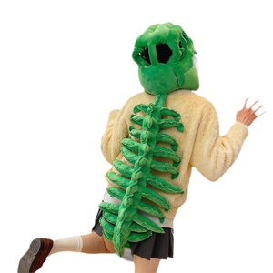 Bestselling Dinosaur Skeleton Mask Plush <b>Doll</b> Polyester PP Cotton Filling Creative Funny Dinosaur Bone Frame Toy Ages 8-13 - Product Image 5