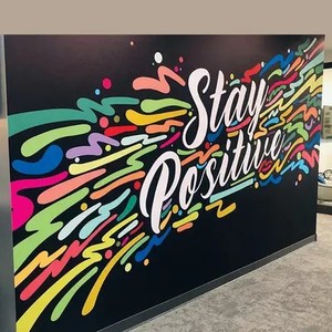 Custom Large Size Advertising <b>Vinyl</b> Decal Self-Adhesive <b>Wall</b> Sticker for Indoor /Outdoor Use - Product Image 2