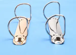 Altın gümüş kaplama demir 6 halka bağlayıcı mekanizması klip klasörü farklı renk
