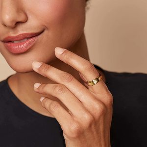CZ Zirconia Designer Fashion Fidget <strong>Spin</strong> Spinning Unisex Stainless Steel Zircon Anti Anxiety Worry Rotating Spinner <strong>Ring</strong> - Product Image 4