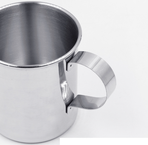 DFM26 Mini tasse à café, récipient à thé avec couvercle, en acier inoxydable, moderne, pour la maternelle, tasses à boire incassables - Product Image 3