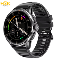 Montre connectée Android 5G HYK H100 avec carte SIM, écran AMOLED, étanche IP67, autonomie de 4 jours, positionnement GPS, appels vidéo, musique