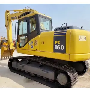 Komatsu 160รถขุดมือสองรถขุด PC160