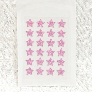 귀여운 스타 여드름 패치 샤인 컬러 하이드로 콜로이드 스킨 패치 모든 피부 여드름 스팟 치료 스티커 패치 - Product Image 1