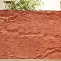 Panneau de placage en pierre FRP, feuille de placage en pierre flexible, panneau flexible en pierre, revêtement mural intérieur 3D, Volcano Mur Volcanique