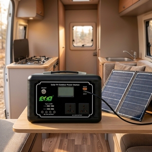 ระบบพลังงานแสงอาทิตย์ 300W 256Wh สถานีพลังงานแบบพกพาสำหรับใช้งานกลางแจ้ง 600W 600Wh เครื่องกำเนิดพลังงานแสงอาทิตย์ 220V แบตเตอรี่ลิเธียมสำหรับเก็บพลังงาน - Product Image 2