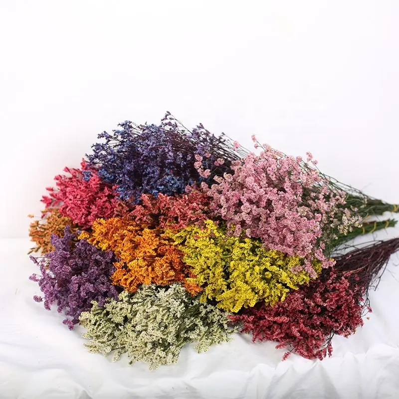 LD Free sample Ins stay flower arrangement long lasting 120 g/bundle dried flowers/pampas/preserved crystal grass as home decor