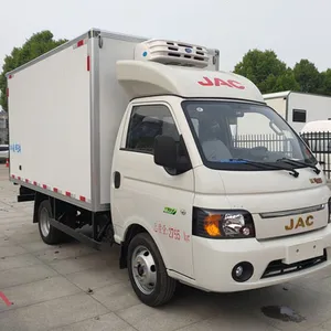 JAC 4x2 hafif mobil soğutma van kamyon dondurma dondurucu kargo kamyon sıcak satış
