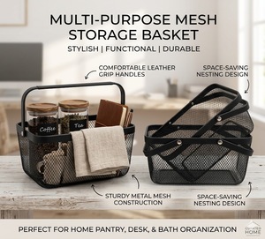 <span class=keywords><strong>Cestino</strong></span> in Rete Metallica di Grado Commerciale, Resistente Cesto per il Trasporto di Merci per Negozi, Supermercati e Boutique - Product Image 1