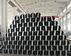 Philippines <span class=keywords><strong>Nea</strong></span> Standard 15kv 500KGF Poteau en acier galvanisé de 40 pieds - Product Image 4