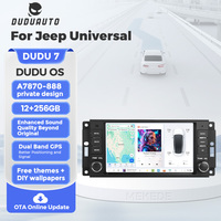 DUDUAUTO DUDU7 A7870 Carplay AUTO Autoradio Lecteur Multimédia pour Jeep Compass Liberty Dodge Ram Caliber Journey Chrysler 300C