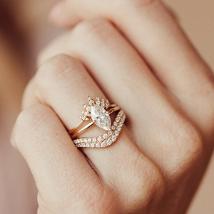 Anillo de compromiso con Circonia cúbica para mujer, sortija, Zirconia, circonita, zirconita, color dorado, corte <span class=keywords><strong>Marquesa</strong></span>, estilo minimalista, Noble, precio de fábrica, 5A - Product Image 6