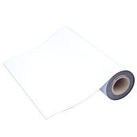 Feuille magnétique pour voiture, grand rouleau de panneau magnétique blanc vierge pour les portes de véhicules