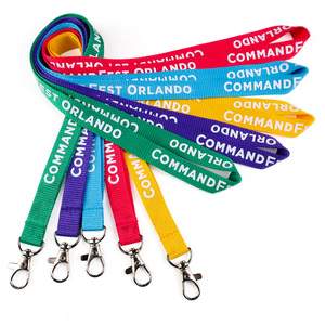 Lanyard Manufacturer Free Sample Promotional Cheap Custom Printed Polyester Neck Lanyard With Logo