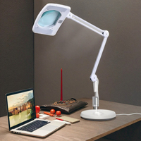 Lampe Loupe à Bras Réglable pour Bureau et Réparation Électronique, Vente Directe Usine, Lampe Loupe Intelligente pour Maison Connectée
