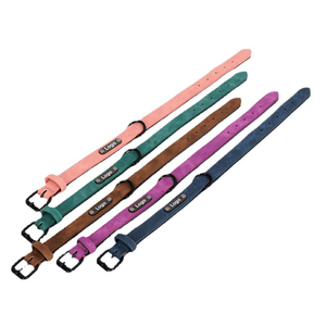 Hochwertiges Hundezubehör Mehrfarbiges PU-Leder Verstellbares Individuelles Namenshalsband Katzen- und Hundehalsband - Product Image 5