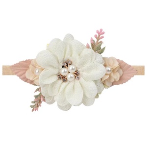 Set di Fasce per <span class=keywords><strong>Capelli</strong></span> in Nylon <span class=keywords><strong>con</strong></span> <span class=keywords><strong>Fiori</strong></span>, Perle e Strass per Bambine, Accessori per <span class=keywords><strong>Capelli</strong></span> <span class=keywords><strong>con</strong></span> Fiocchi per Neonati - Product Image 6