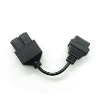 Kabel Diagnostik Truk OBD 2 20-Pin, Adaptor Pemindai Diagnostik Mobil untuk Aplikasi Mesin Otomotif Elektronik PVC