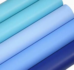 DUUEIHHUER Papier de Contact Moderne de Couleur Unie PVC Imperméable Rouleau de Papier Peint Décoration de Chambre Surface Givrée Autocollant Mural Meubles - Product Image 3