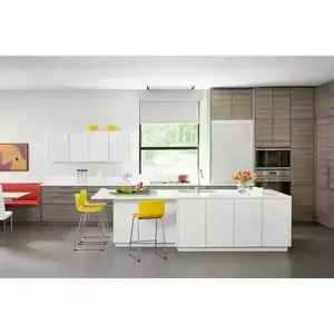 Small space house furniture manufacturers modern lacquer kitchen cabinet