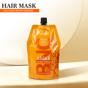 Fabricación Karseell BNC <span class=keywords><strong>Argen</strong></span> <span class=keywords><strong>Oil</strong></span> Embolsado Mascarilla para el cabello 500ML Reparación Colleagen Mejorar Hidratante Proteger el color - Product Image 1