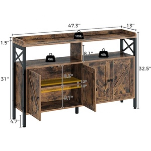 Hete Verkoop Rustieke Handgemaakte Opbergkast Retro Hoge Kwaliteit Displayrek Met Lades 4 Lagen Huis Entree Console Tafel - Product Image 4