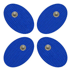 Elektroda Oval <span class=keywords><strong>TENS</strong></span> yang Baik Mengikat, Dapat Digunakan Kembali, untuk Unit <span class=keywords><strong>TENS</strong></span>, Bantuan Pereda Nyeri dan Pijat - Product Image 3