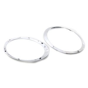 แหวนไฟหน้าขนาดเล็ก51137149905 ABS กรอบภายนอกโครเมียมสำหรับ R55 R56ฝาครอบไฟรถยนต์ - Product Image 2