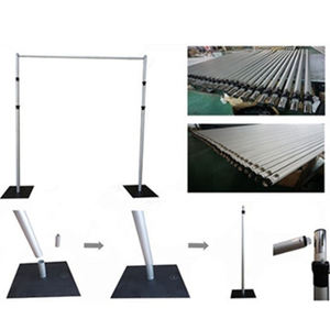 Sistema de Tuberías y Cortinas de Terciopelo Negro para Eventos Elegantes, Estructura Resistente, Kit Profesional de Tuberías y Cortinas, Fácil Montaje - Product Image 4