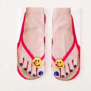 Calzini all'ingrosso per stampa 3D, divertenti e vivaci, <span class=keywords><strong>a</strong></span> forma di pantofole, per uomo e donna - Product Image 3