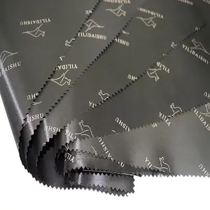 2020 nuovo modello di borsa di disegno impermeabile liscio lucido stampato pianura tessuto in poliestere
