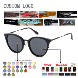 Gafas de sol tipo ojo de gato para mujer, montura completa, protección UV400, montura negra, protección solar, estilo adulto - Product Image 2