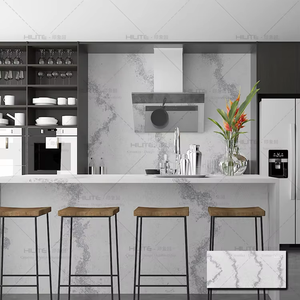 2cm đá cẩm thạch trắng kết cấu nhân tạo đá thạch anh nhà bếp <span class=keywords><strong>Countertop</strong></span> slab giá - Product Image 2