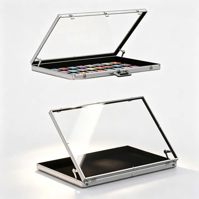 Modern Graded Sports Game Card Display Cabinet Aluminum Frame Acrylic Showcase with Adjustable Shelves for Storage Case Lockable