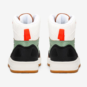 Zapatillas de deporte de cuero informales para hombre y mujer, calzado de monopatín retro con logotipo personalizado para hombre y mujer - Product Image 4