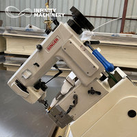Machine à coudre automatique Infinity Machinery pour la couture des bords de matelas, 3 phases, 380V, Singer 300U, point de chaînette, 3KW, garantie 1 an