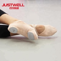 Chaussons de ballet en toile extensible douce OEM en gros pour filles et femmes, rose, printemps, été, automne