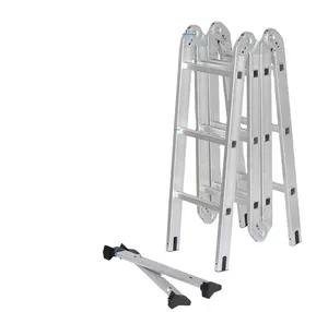 Pédale de marche pliable polyvalent en aluminium, pied en caoutchouc, 1 pièce