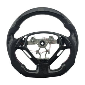 Volante Deportivo con Diseño de Panal de Abeja, Cuero Perforado y LED, Compatible con Infiniti G27 G37 - Product Image 1