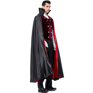 Costume da <span class=keywords><strong>Dracula</strong></span> Gotico Medievale per Uomo, Abito da Vampiro per Travestimenti Maschili - Product Image 5