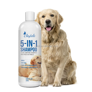 Champú para Mascotas 5 en 1 de Avena Orgánica Natural de Marca Privada al por Mayor, Acondicionador Calmante, Hidratante para Piel Seca y con Picazón para Perros y Gatos - Product Image 5
