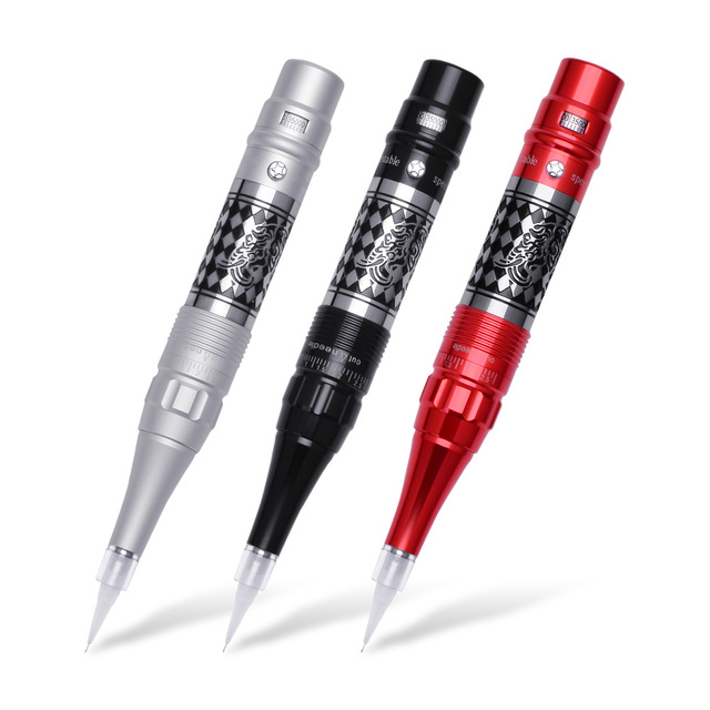 Eyebrow Permanent Tattoo Pen Make up Cosmetic Wireless Aluminum Electric Tattoo Machine Contains Lithium Battery Rechargeable